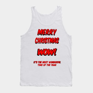 Merry Christmas most wonderful time of the year Tank Top